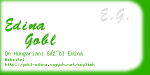 edina gobl business card